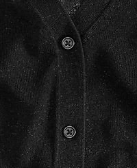 I.n.c. International Concepts Women's Lightweight Metallic-Knit V-Neck Cardigan, Macy's Exclusive