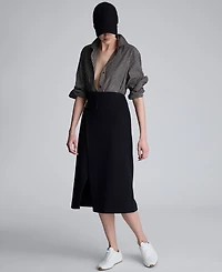 Kenneth Cole Women's Striped Button Top