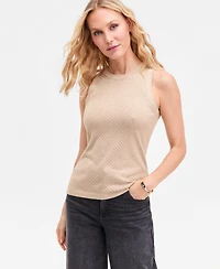 I.n.c. International Concepts Women's Studded Metallic-Knit Tank, Macy's Exclusive