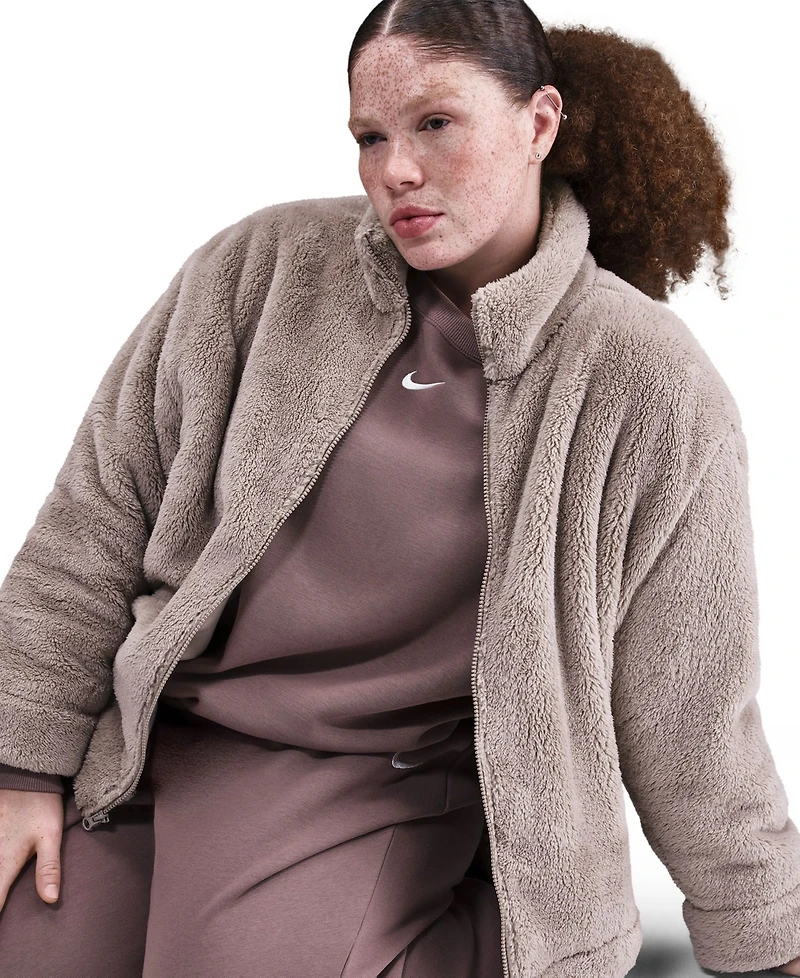 Nike Plus Sportswear Essential High-Pile Fleece Jacket