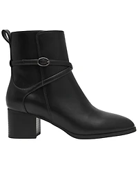 Anne Klein Womens Marie Block Heel Booties