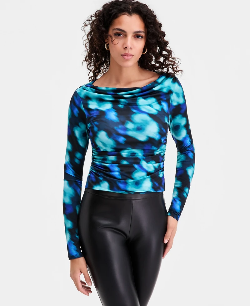 Bar Iii Women's Boat Neck Top, Macy's Exclusive