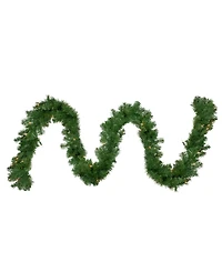 Northlight 9' Pre-Lit Windsor Pine Artificial Christmas Garland