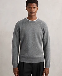 Reiss Men's Wool-Cashmere Reverse-Seam Sweater