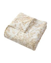 Laura Ashley Bedford Printed Plush Heated Blanket