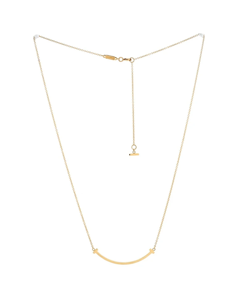 Pre-Owned Tiffany & Co T Smile Pendant Necklace