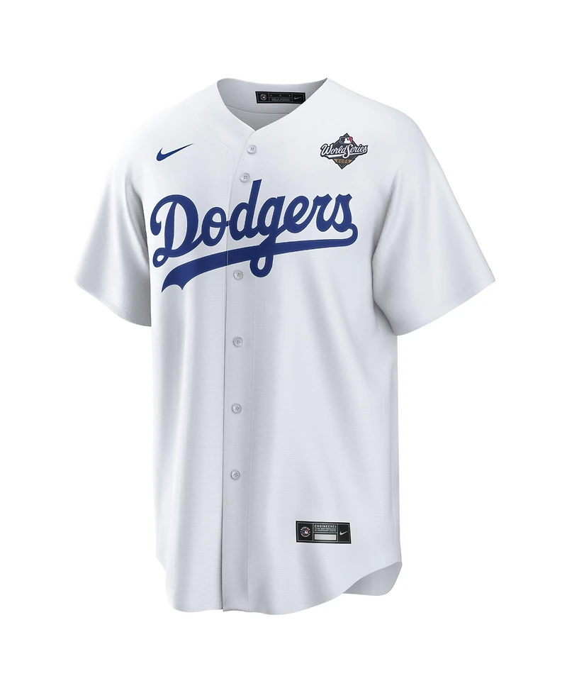 Nike Men's Yoshinobu Yamamoto White Los Angeles Dodgers 2025 World Series Home Replica Player Jersey