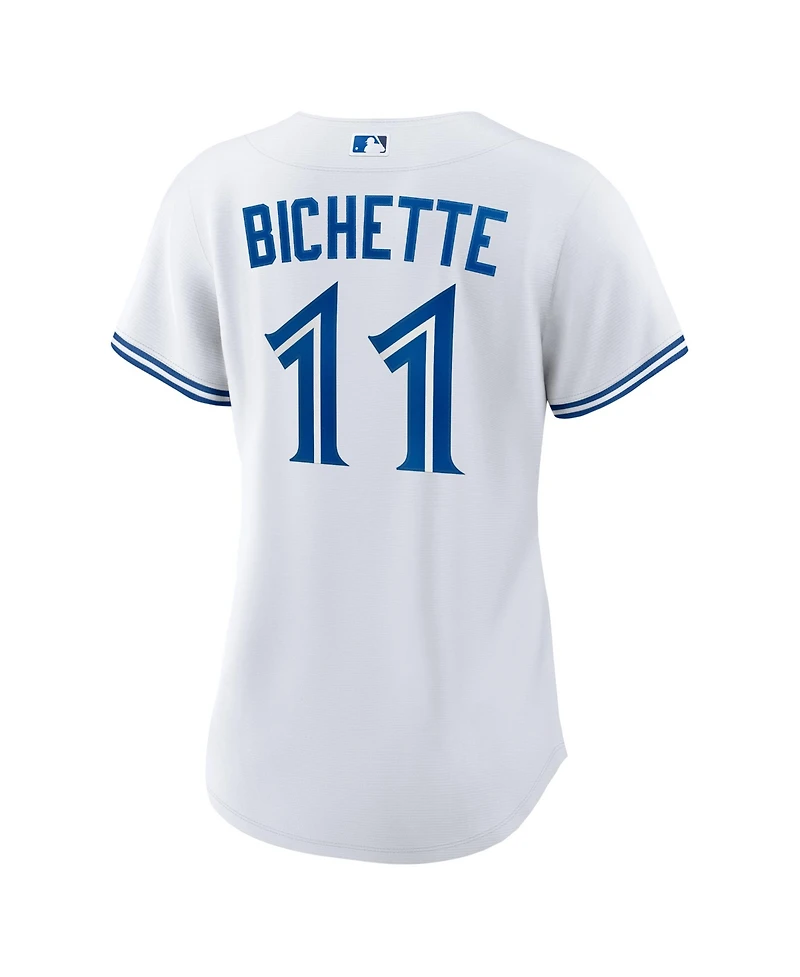 Nike Women's Bo Bichette White Toronto Blue Jays 2025 World Series Home Replica Player Jersey