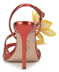 Jessica Simpson Women's Jylia Strappy Orchid Embellished Stiletto Dress Sandals