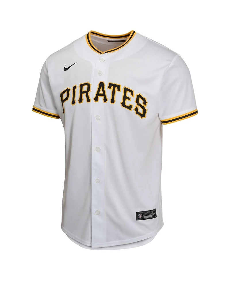 Nike Big Boys and Girls Bubba Chandler White Pittsburgh Pirates Home Player Game Jersey