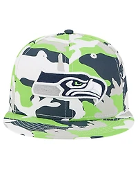 New Era Men's Neon Green/College Navy Seattle Seahawks 59FIFTY Fitted Hat