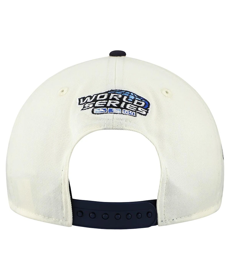 New Era Men's Cream/Navy Boston Red Sox World Series 9FORTY M-Crown A-Frame Adjustable Hat