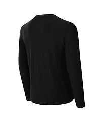 Concepts Sport Men's 2-Piece Black Pittsburgh Steelers Chestnut Long Sleeve Top and Pants Set