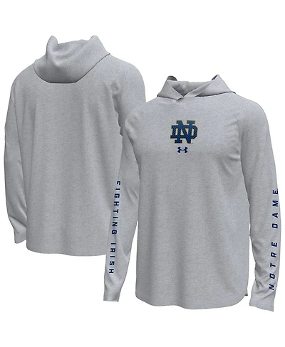 Under Armour Men's Notre Dame Fighting Irish Tech Stretch Long-Sleeve Hooded T-Shirt