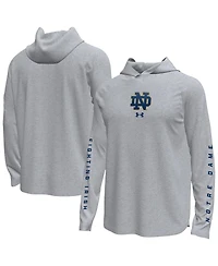 Under Armour Men's Notre Dame Fighting Irish Tech Stretch Long-Sleeve Hooded T-Shirt