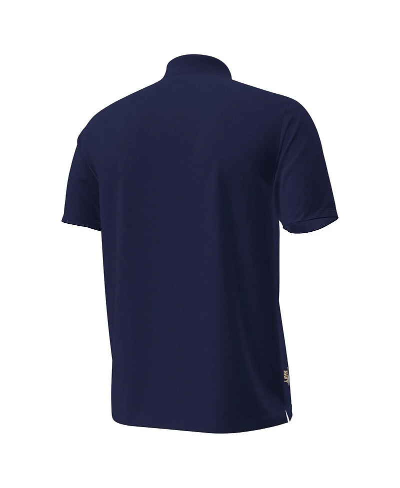 Under Armour Men's Navy Midshipmen Performance Drive Chest Stripe Polo Shirt
