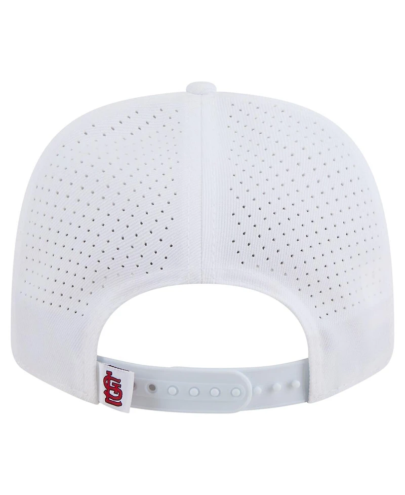 New Era Men's White St. Louis Cardinals Coolera 9SEVENTY Adjustable Hat