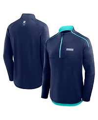 Fanatics Men's Navy Milano Cortina 2026 Winter Olympics Defender Raglan Quarter-Zip Pullover Sweatshirt