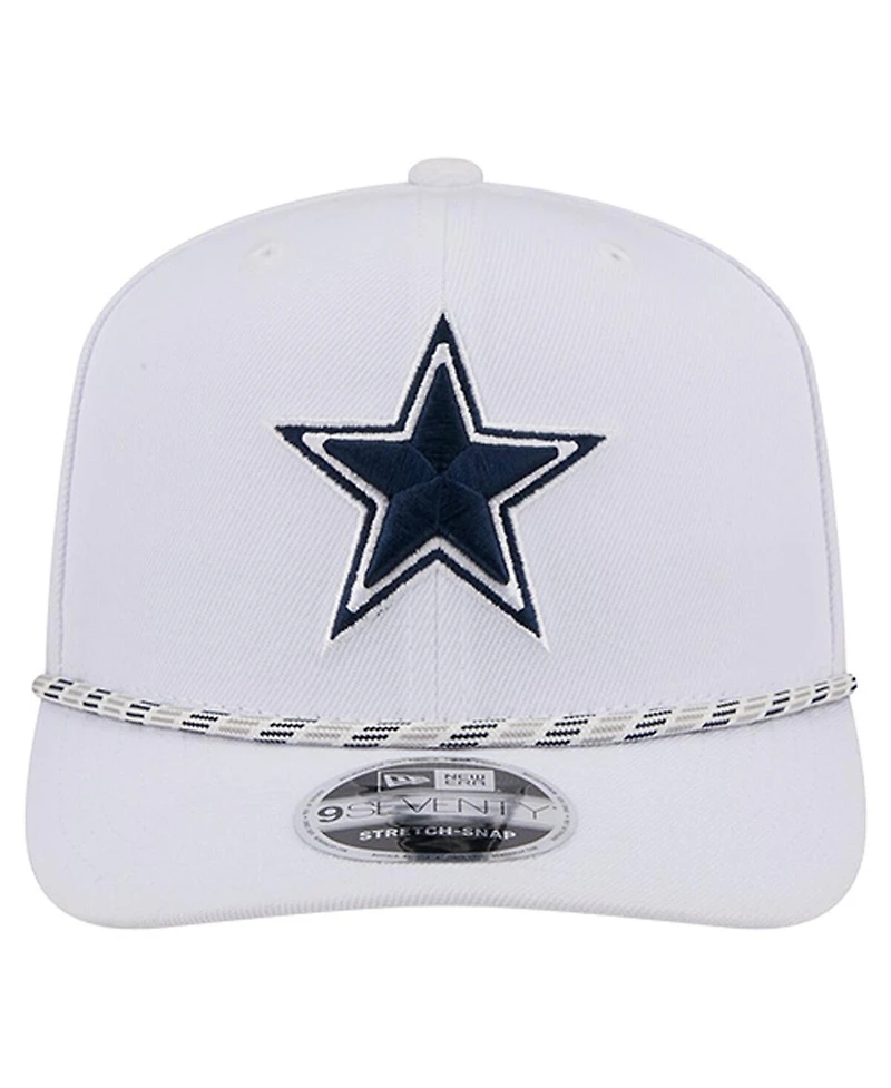 New Era Men's White Dallas Cowboys Gameday Multi Rope 9SEVENTY Adjustable Hat