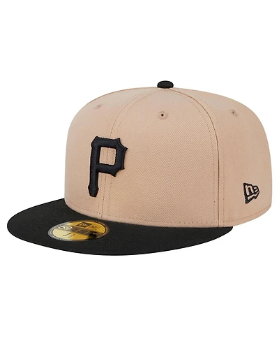 New Era Men's Khaki Pittsburgh Pirates 59FIFTY Fitted Hat