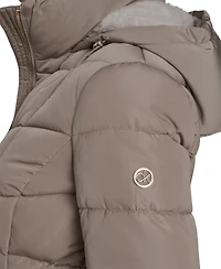 Calvin Klein Women's Stand Collar Lined Puffer Jacket