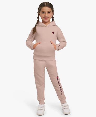 Champion Girls 2-6 Hoodie and Joggers, 2 Piece Set