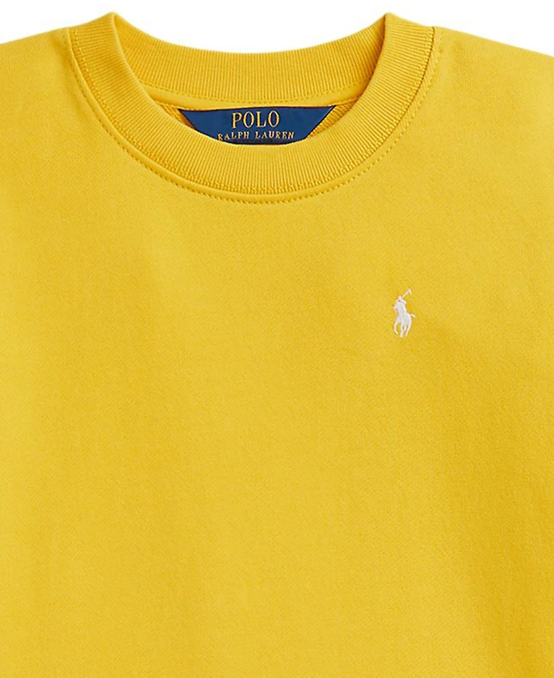 Polo Ralph Lauren Girls 2T-6X Striped Skirt Loop Back Fleece Dress