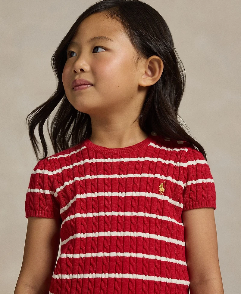 Polo Ralph Lauren Girls 2T-6X Lunar New Year Sweater and Skirt, 2-Piece Set
