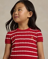 Polo Ralph Lauren Girls 2T-6X Lunar New Year Sweater and Skirt, 2-Piece Set