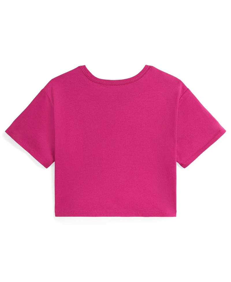 Polo Ralph Lauren Girls 7-16 Graphic Printed Boxy Short-Sleeve T-Shirt