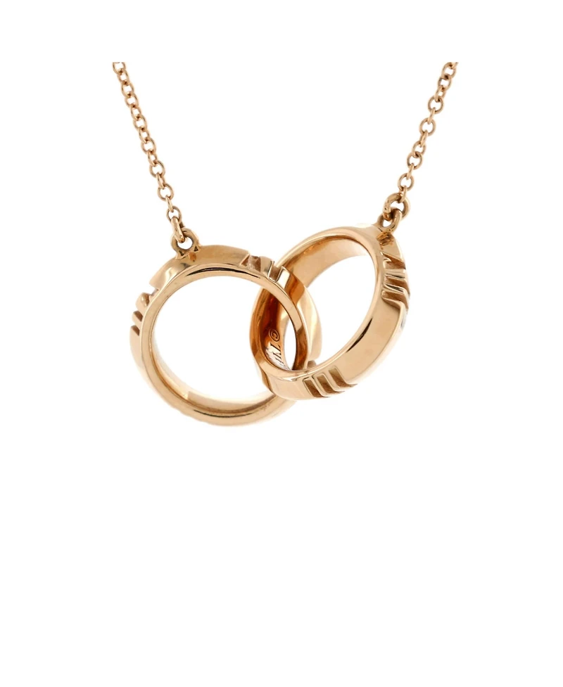 Pre-Owned Tiffany & Co Atlas X Closed Interlocking Pendant Necklace