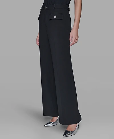 Karl Lagerfeld Paris Petite Ankle Pants