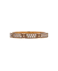 Pre-Owned Cartier Love Wedding Band Pave Diamonds Ring