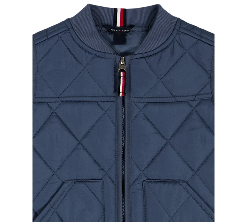 Tommy Hilfiger Boys Toddler 2T-4T 3-Piece Crewneck T-Shirt, Vest and Pants Set