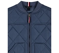 Tommy Hilfiger Boys Toddler 2T-4T 3-Piece Crewneck T-Shirt, Vest and Pants Set