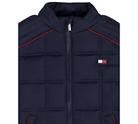 Tommy Hilfiger Boys Toddler 2T-4T 3-Piece Crewneck T-Shirt, Vest and Jogger Set