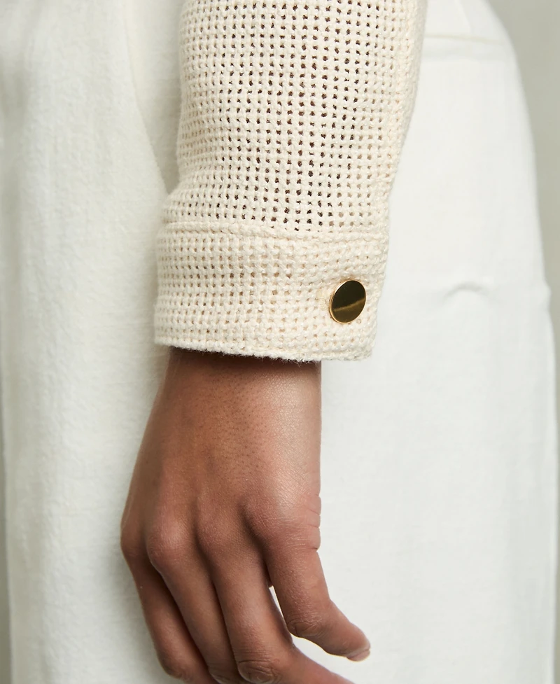 Reiss Women's Renzo Textured Trucker Jacket