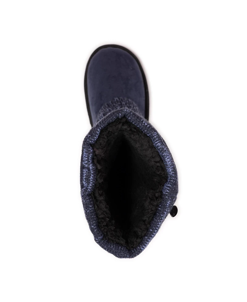 Muk Luks Men's Mark Bootie Slippers, Grey Marl, M (10-11)