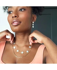 The Lovery Large Paperclip Link Chain Necklace 14K Yellow Gold inches