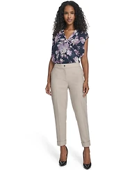 Calvin Klein Petite Straight Fit Ankle Leg Pants
