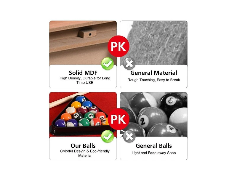 48 Inch Mini Table Top Pool Table Game Billiard Set