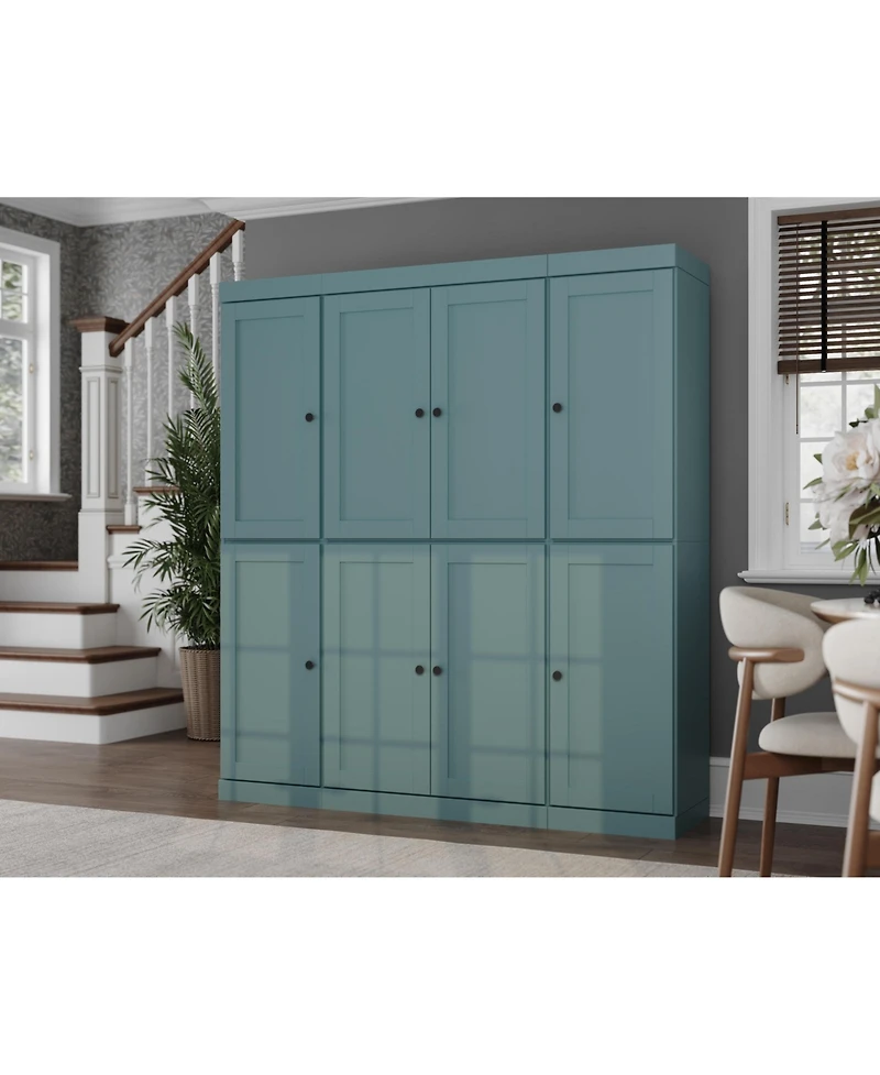 Palace Imports 100% Solid Wood 65" Pantry Cabinet with Shaker Doors, 2-Drawers & Adjustable Shelves