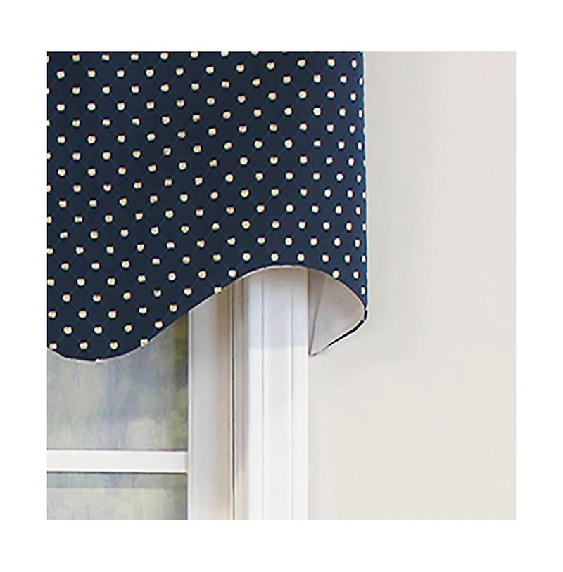 Rlf Home Passat Regal Valance Gold. 3" Rod Pocket 50"W x 17"L