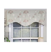 Rlf Home Modern Design Classic Fanfare Cornice Style Window Valance 50" x 17" Light Green