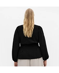 City Chic Women's Cara Long Sleeve Top