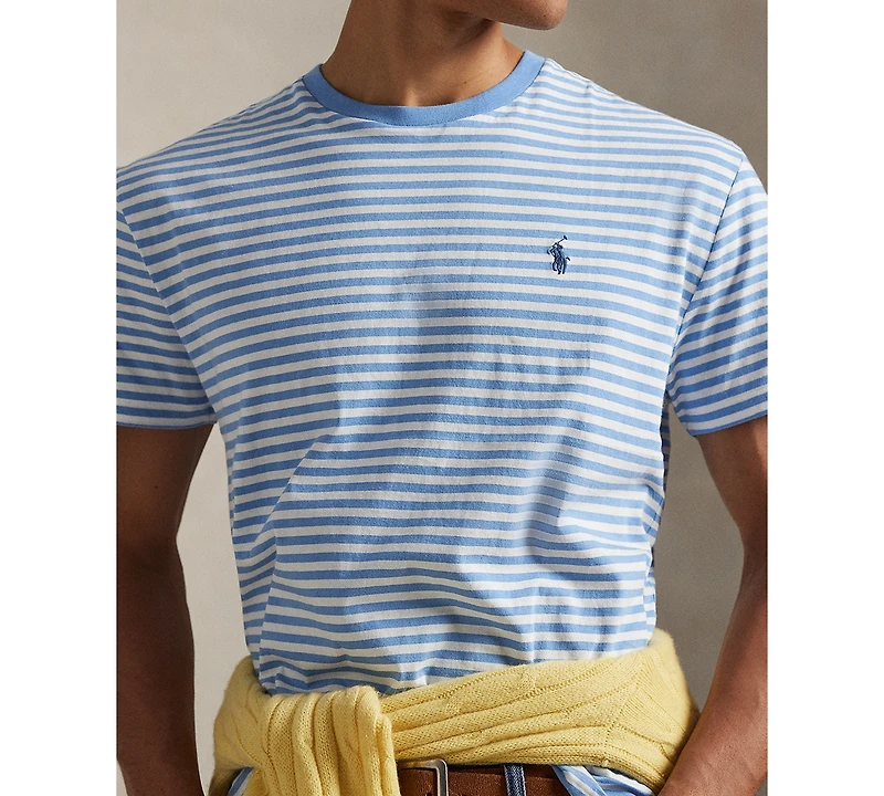 Polo Ralph Lauren Men's Classic-Fit Striped Cotton Jersey T-Shirt