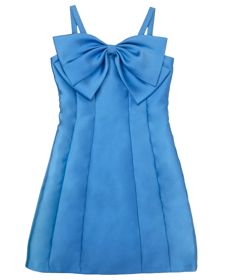 Rare Editions Girls 7-16 Paneled Sleeveless Bow Dress