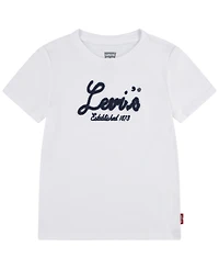 Levi's Girls Toddler 2T-4T Short-Sleeve Script Logo Detail T-Shirt