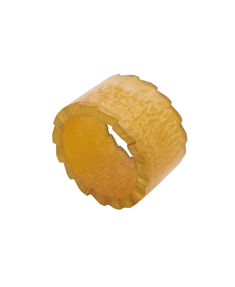 Saro Lifestyle Resin Artistry Napkin Ring