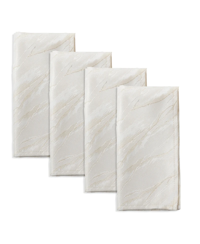 Saro Lifestyle Metallic Shimmer Napkin, Set of 4